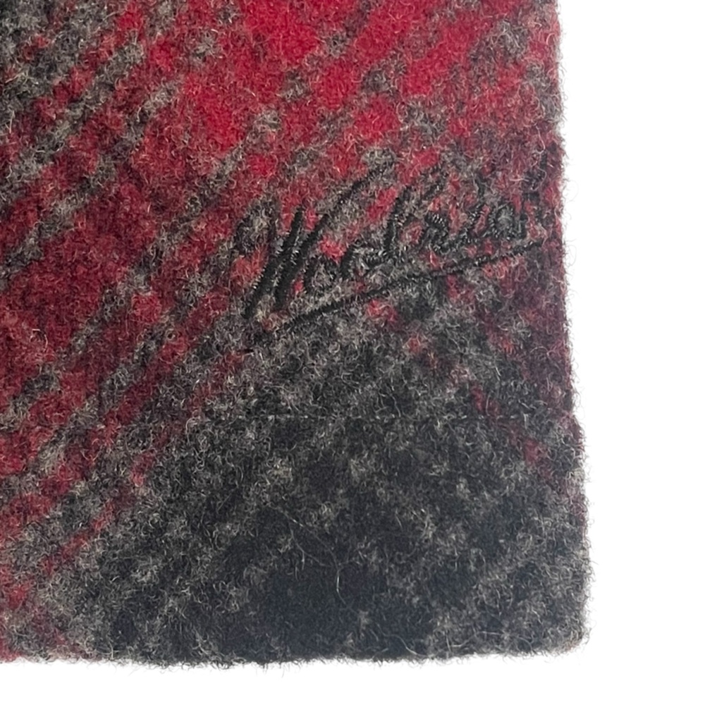 Woolrich Red and Black Plaid Wool Skirt - Picture 4 of 8